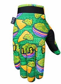 Fist Chips N' Guac Green Adult Gloves Motocross MTB Quad