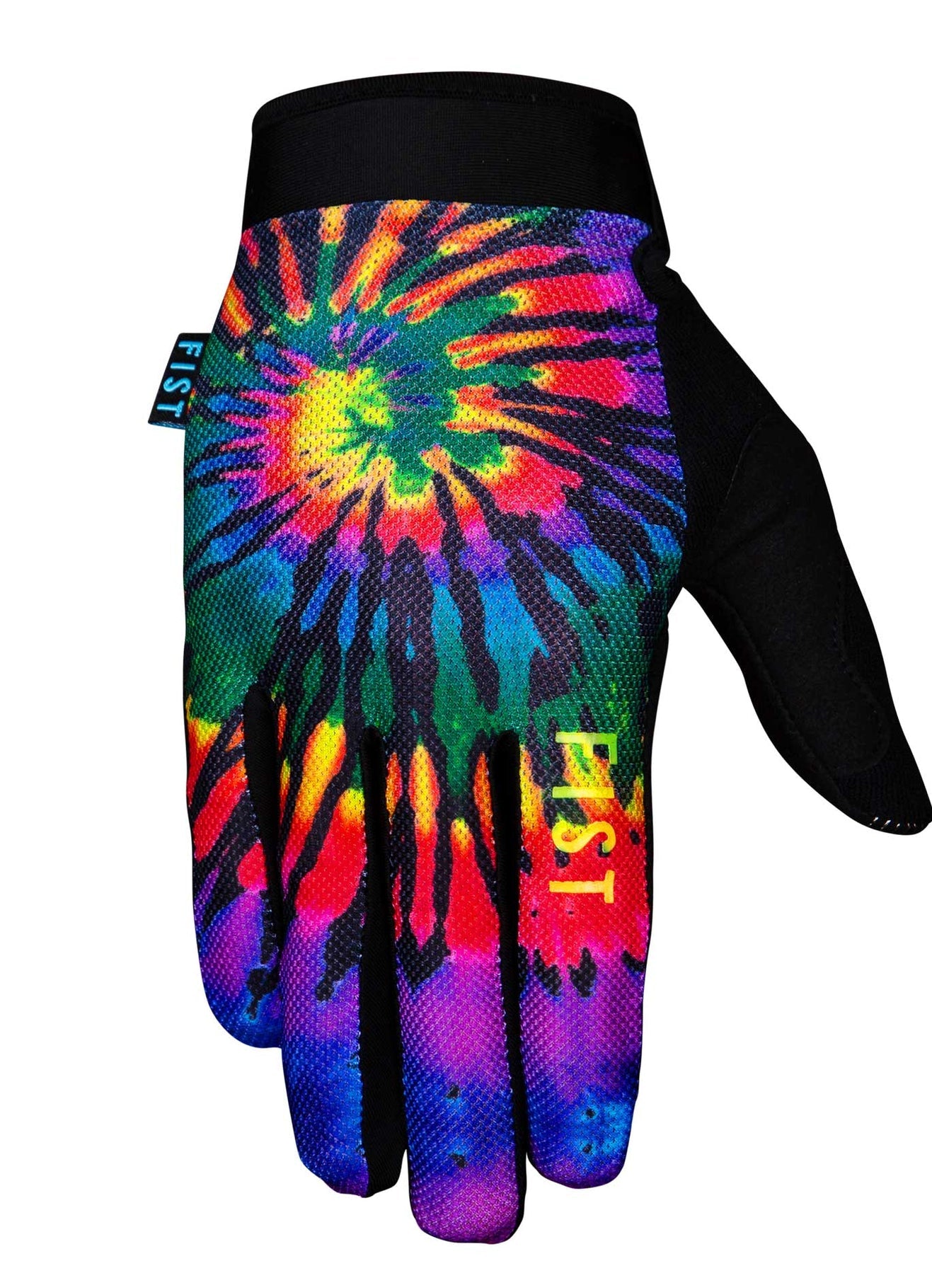 Fist Breezer Tie Dye Black Youth Gloves Motocross MTB Quad