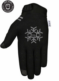 Fist Frosty Fingers Black Reflective Gloves Motocross MTB Quad