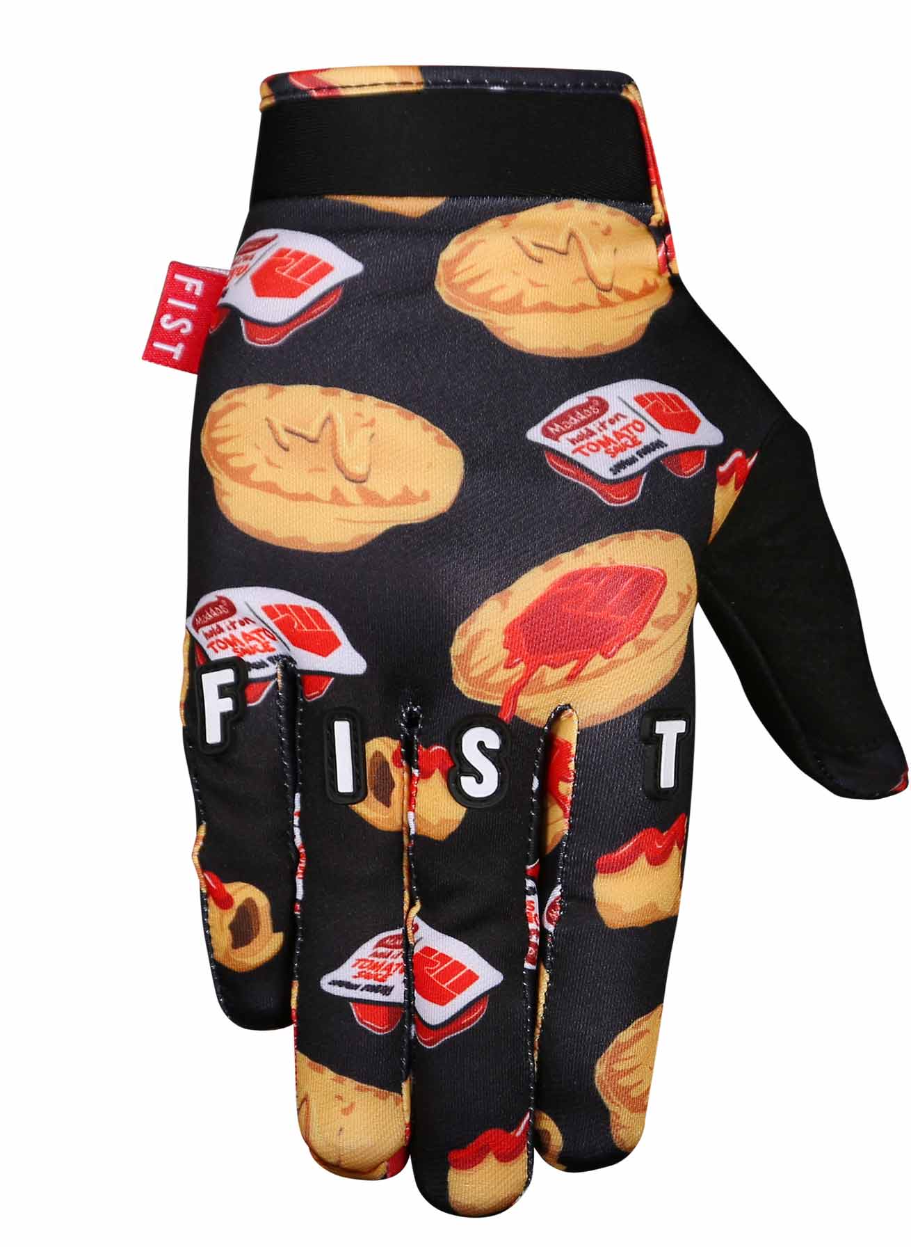 Fist Robbie Maddison - Meat Pie Adult Red Gloves Motocross MTB Quad