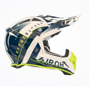 Airoh Helmet  Aviator Ace Amaze Blue Gloss