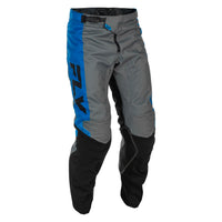 Fly Racing 2026 Motocross Combo Kit Kinetic  Blue Grey Black