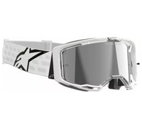 Alpinestars 2025 Goggles Vision 8 Corp White Mirror Silver