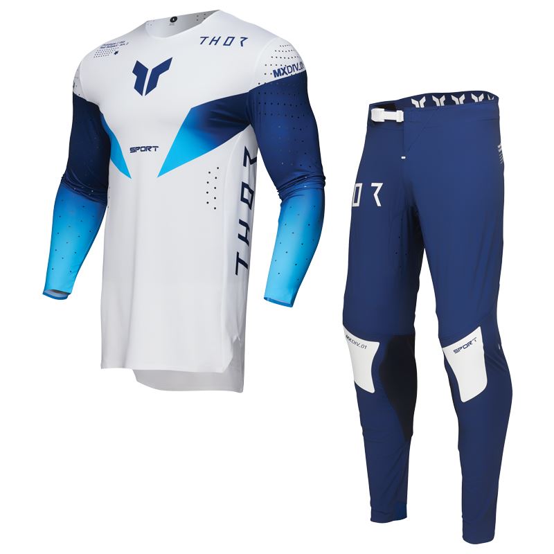 Thor 2026 Motocross Combo Kit Sportmode Strike Navy White