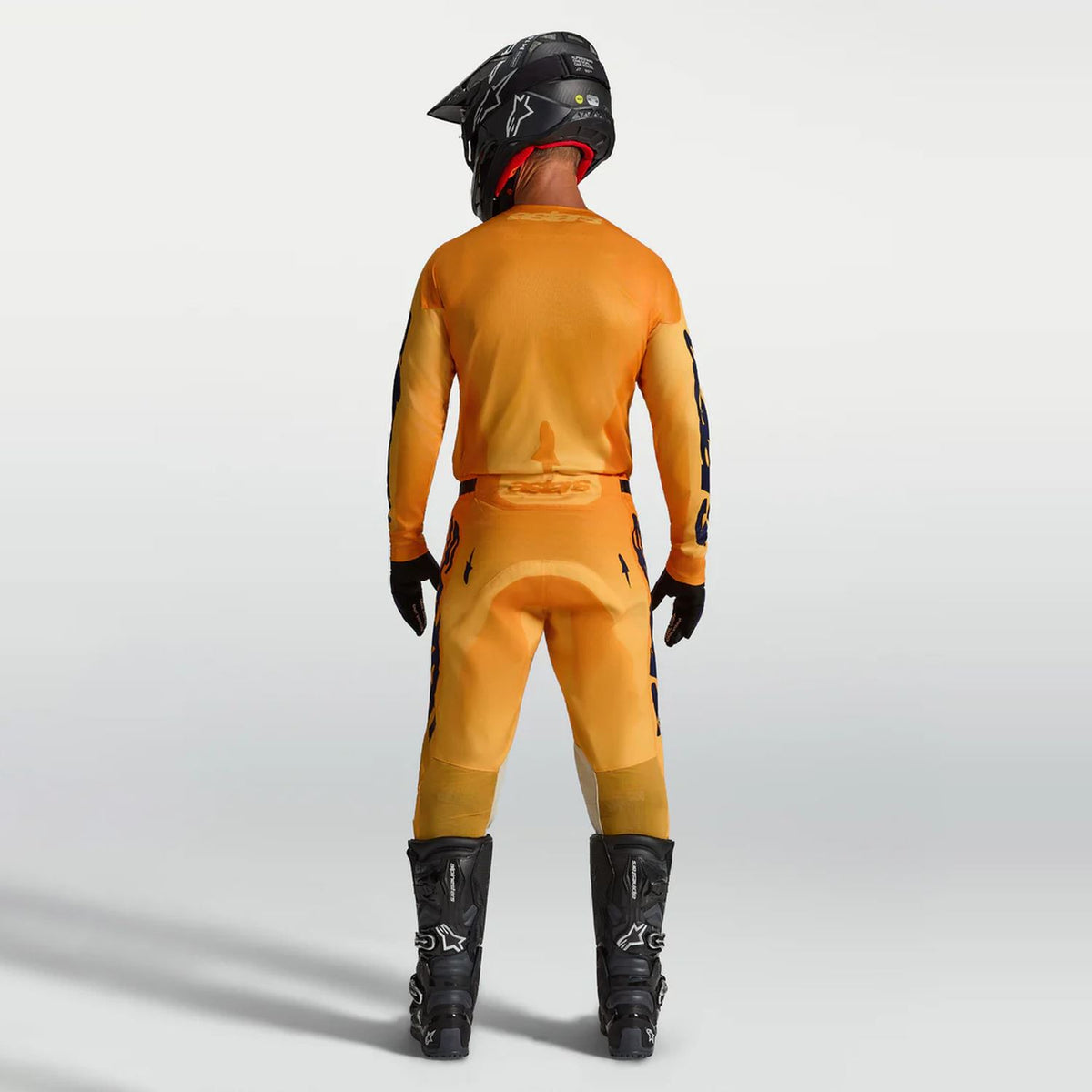 Alpinestars 2027 Racer Amber MX Combo Kit Orange Gold Deep Blue