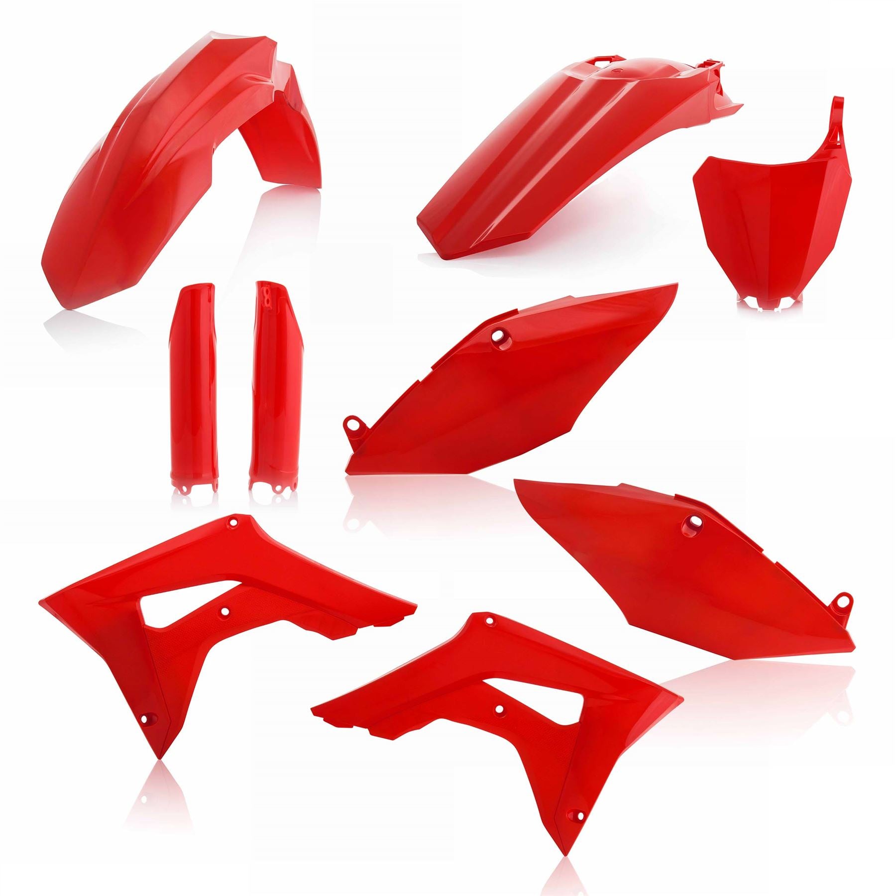 Acerbis Full Plastic Kit Red For Honda CRF 250R 2018
