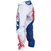 Fly Racing 2025 Youth F-16 Motocross Pants Red White Blue