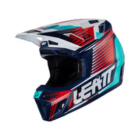 Leatt 2024 Helmet Moto 8.5 V23 Royal with 5.5 Goggles Bag