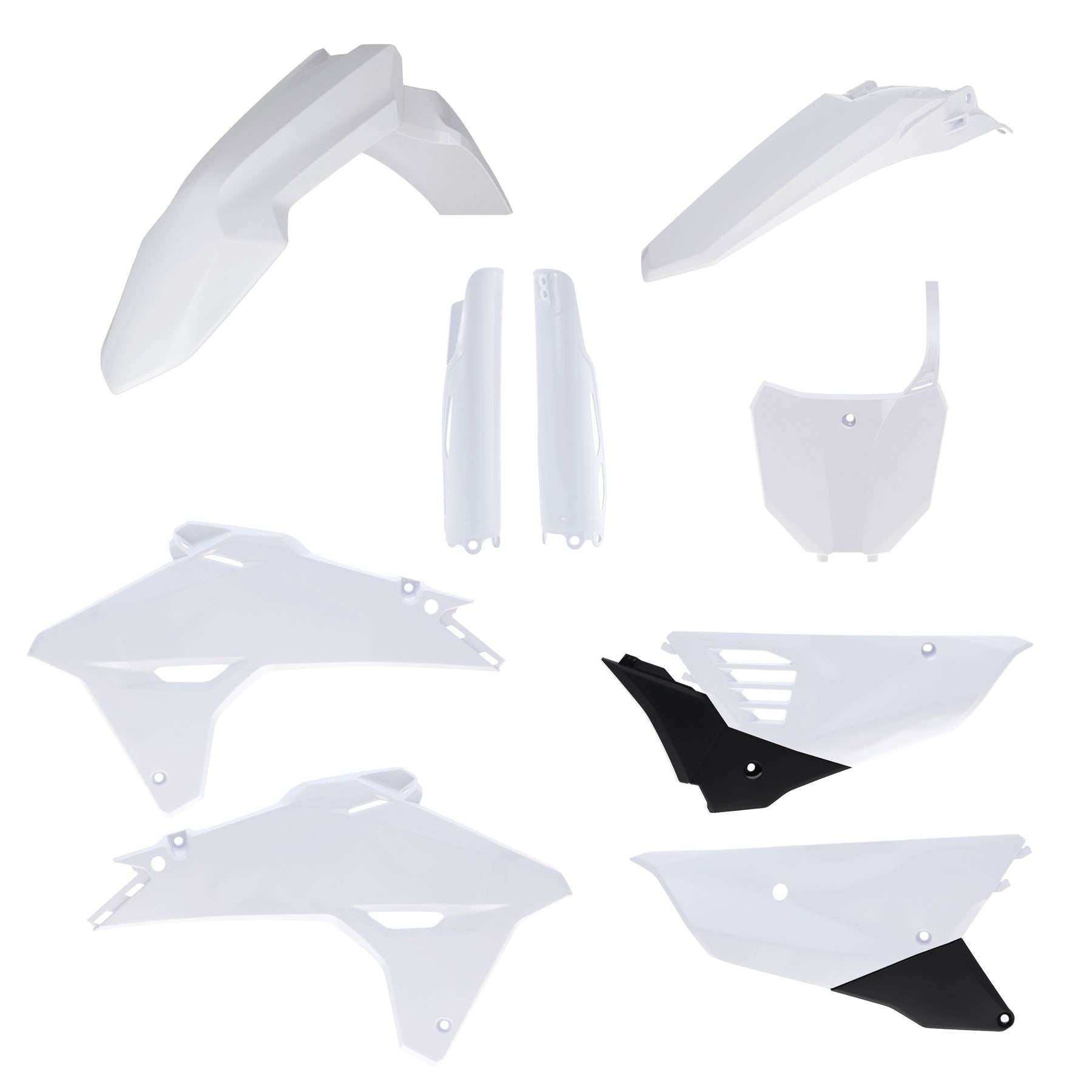 Acerbis Full Plastic Kit White Black 0028307.237