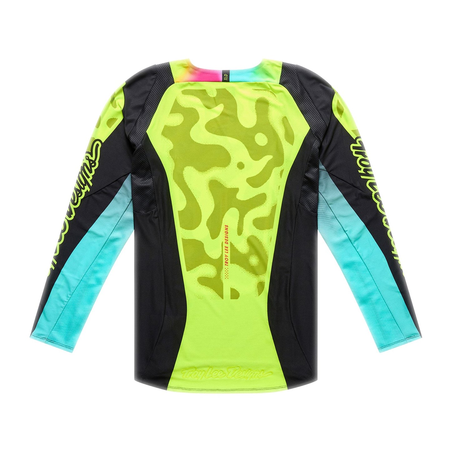 Troy Lee Designs Spring 2026 SE PRO Myth MX Jersey Black Flo Yellow