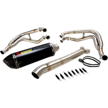 Akrapovic Carbon Fiber Racing Line Full Exhaust System For Suzuki GSX 1300 R Hayabusa 2008-2012