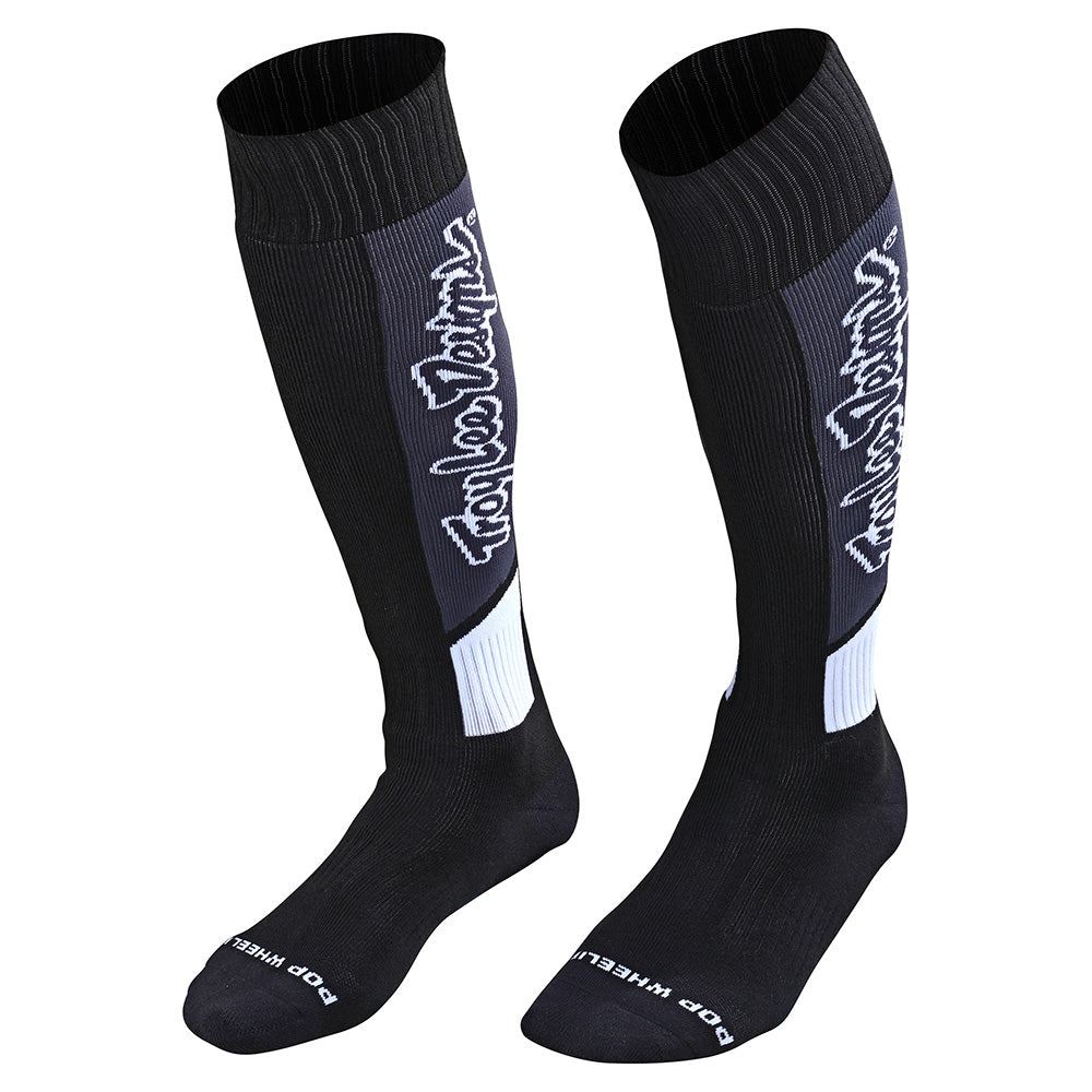 Troy Lee Designs 2024 Youth GP MX Thick Sock Vox Black M/L
