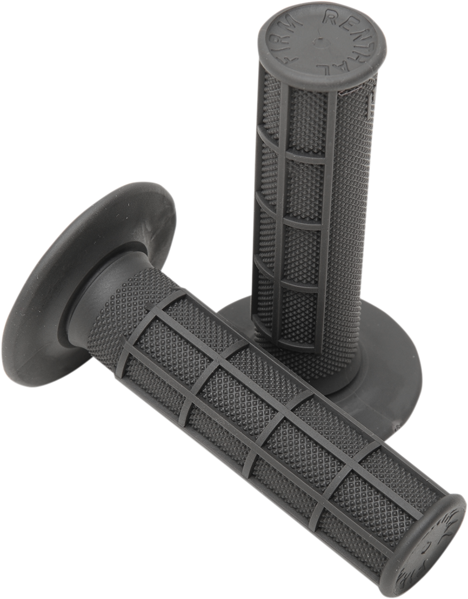 Renthal Black Firm Grips Diamond Waffle Motocross Enduro