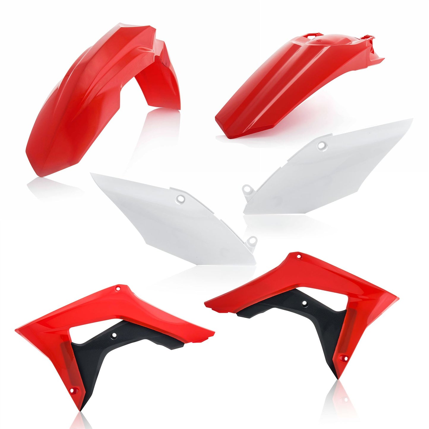 Acerbis Plastic Kit 2018 Red White Black 0022384.553.018