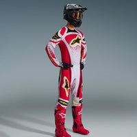 Alpinestars 2026 Techstar Nomur Motocross Combo Kit Light Grey Red Black