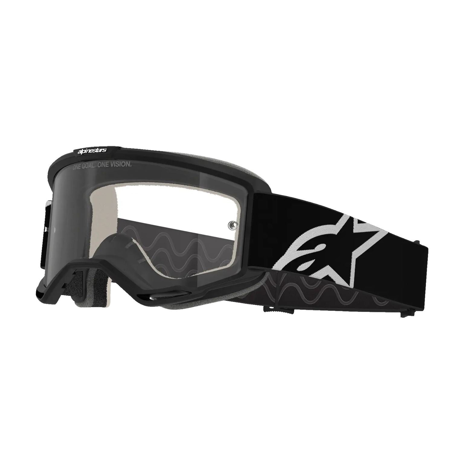 Alpinestars 2026 Vision 5 Corp Motocross Goggles Black Clear One Size
