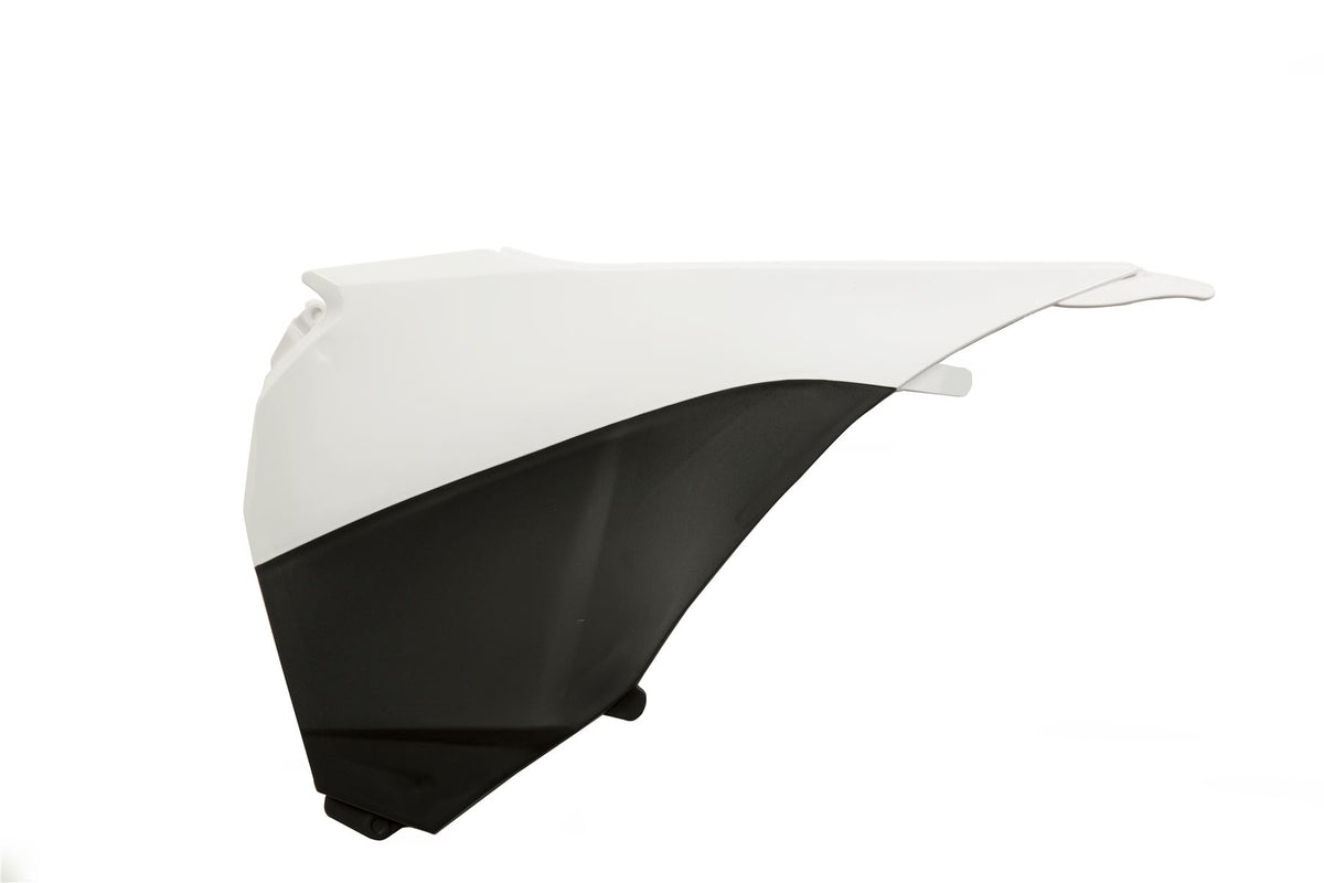 Acerbis Air Box Covers White Black 0016872.237