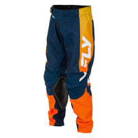 Fly Racing 2026 Motocross Pants Kinetic Mutant Youth  Navy Orange
