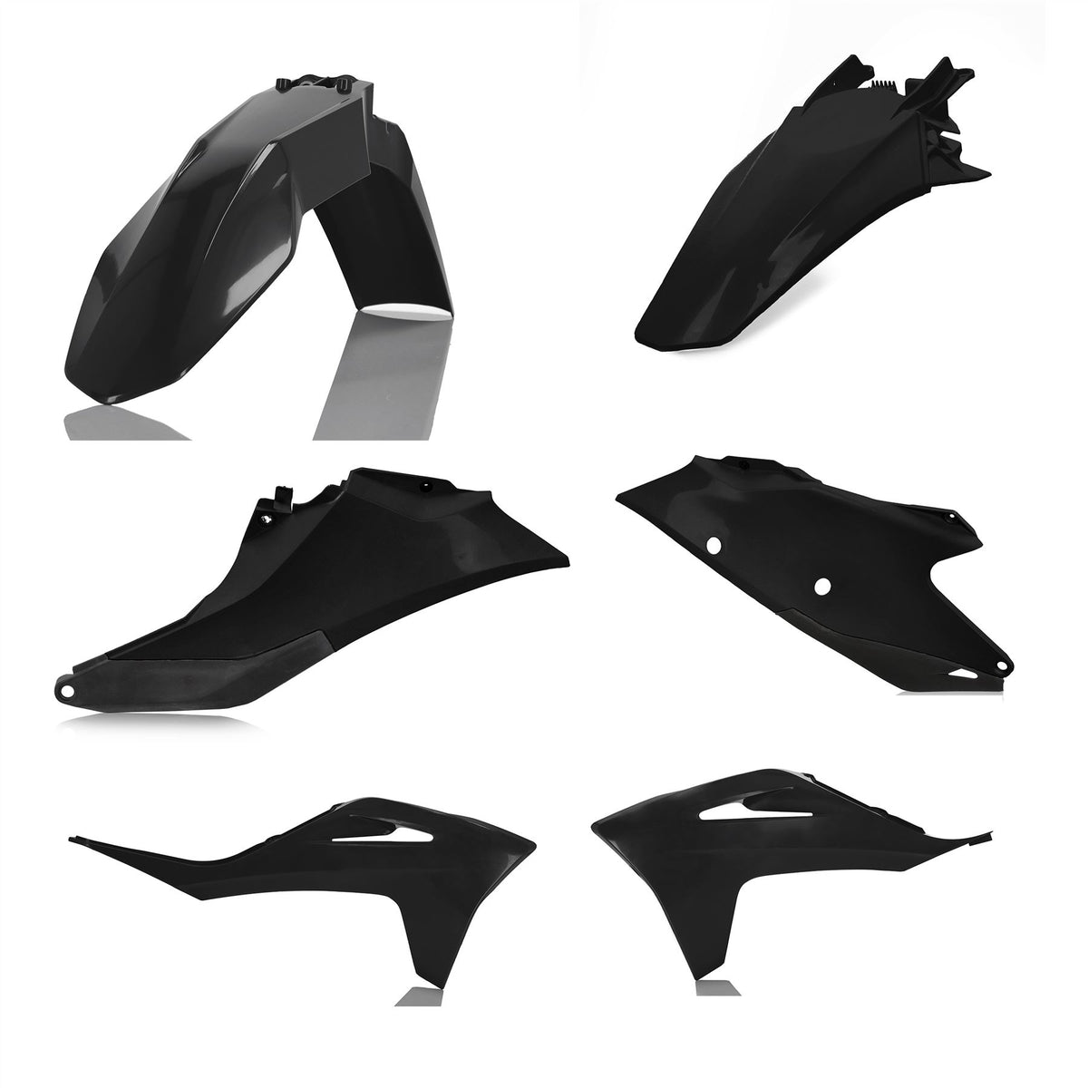 Acerbis Plastic Kit Black 0024632.090