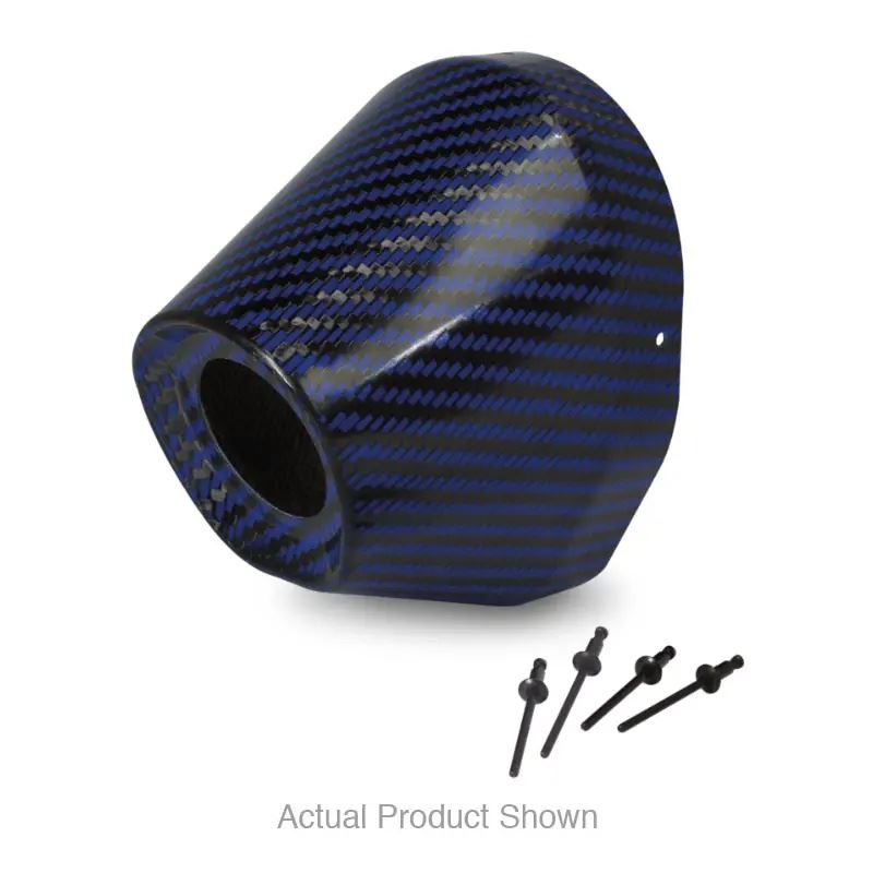 Pro Circuit Blue Carbon End Cap For Ti-5/Ti-6 Exhaust Systems 4.5" 1 1/2 Hole