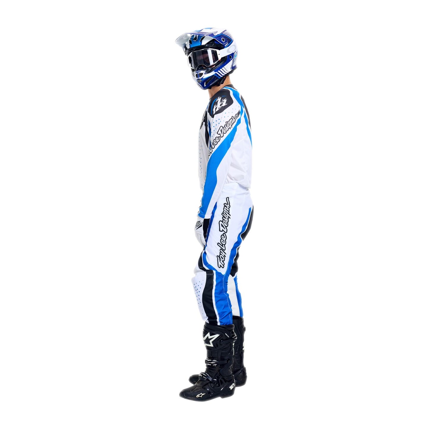 Troy Lee Designs Spring 2026 GP Pro Roller MX Combo Kit White Blue