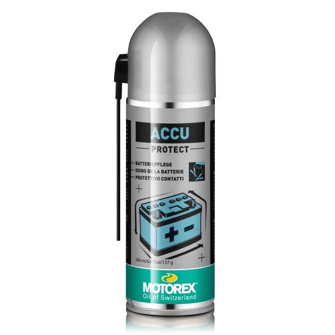 Motorex Accu Protect Spray For Battery Terminals & Cables 2 Nozzles 200ml