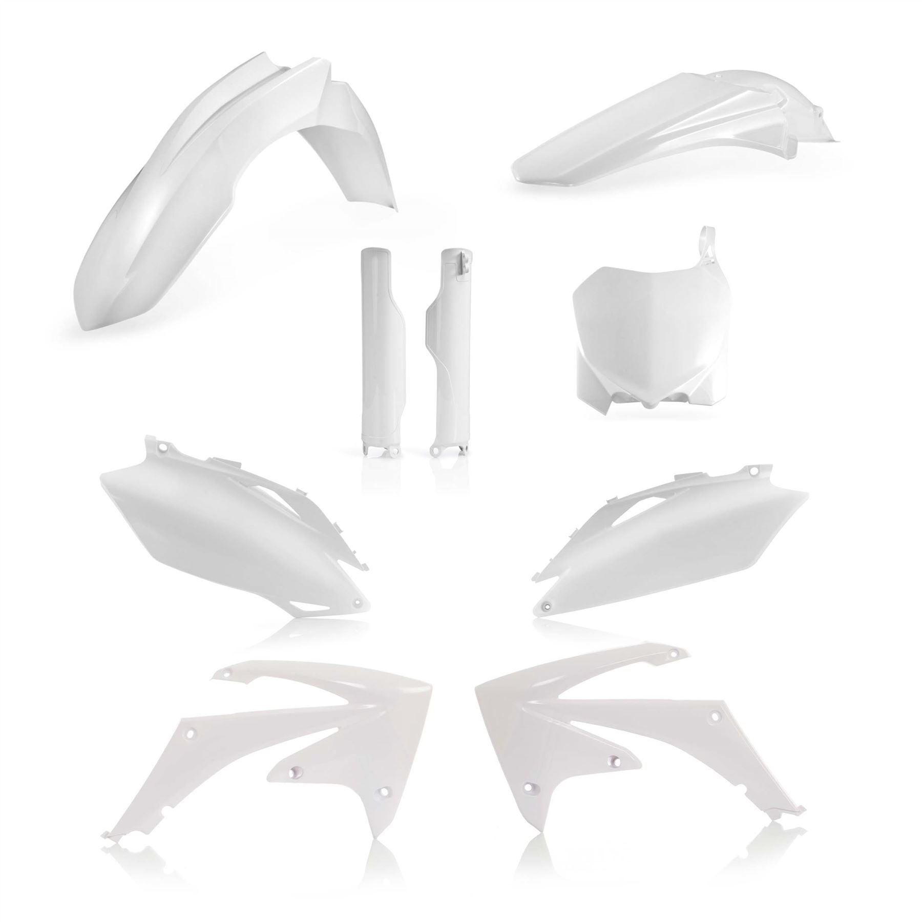 Acerbis Full Plastic Kit White For Honda CRF 250R 2010