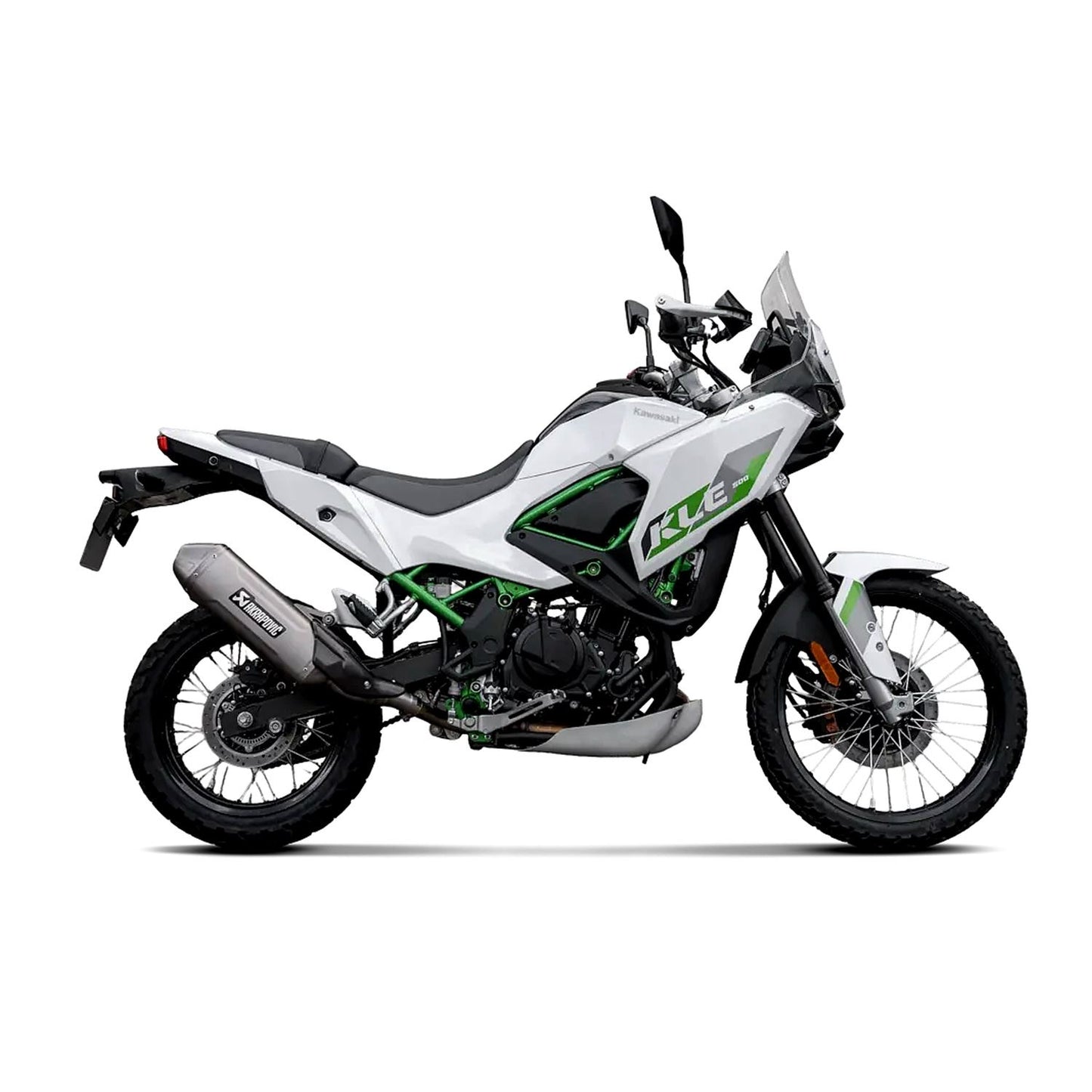 Akrapovic Titanium Line Slip On Silencer For Kawasaki KLE 500 SE ABS Adventure Tourer 2026