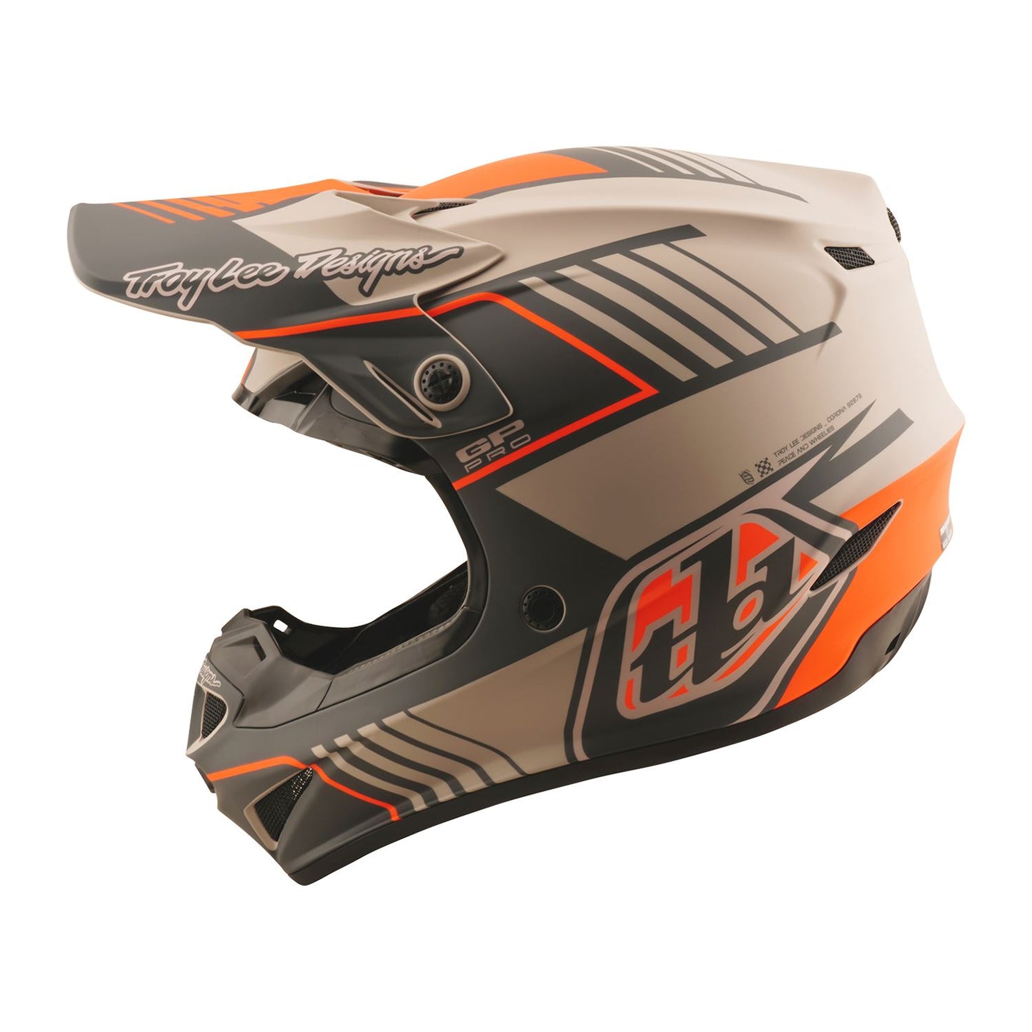 Troy Lee 2026 Motocross Helmet GP PRO Segment Taupe