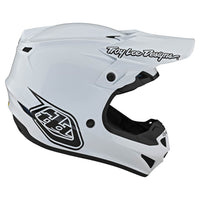 Troy Lee Designs 2025 SE4 Polyacrylite Helmet W/MIPS Mono White