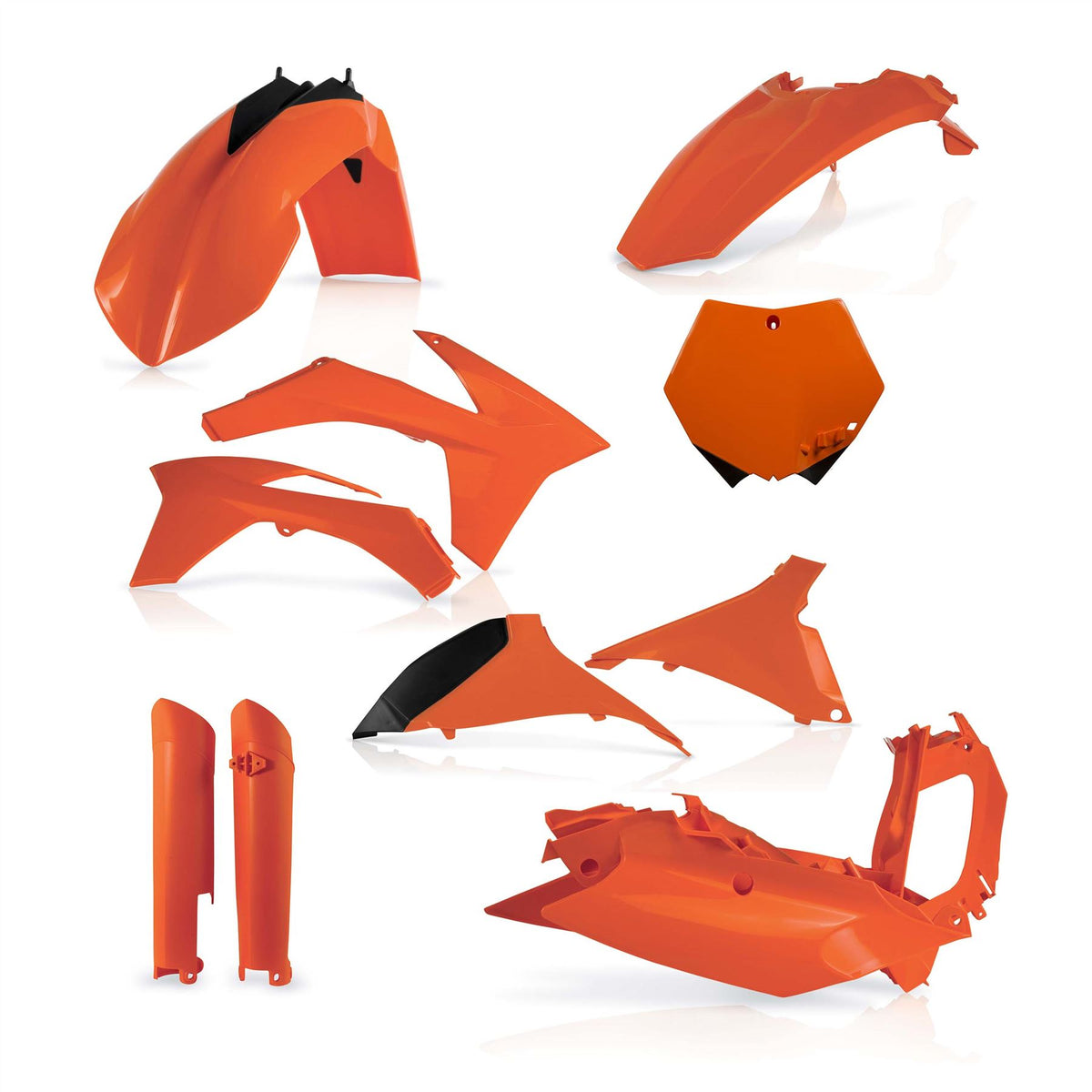 Acerbis Full Plastic Kit Orange 0015702.010
