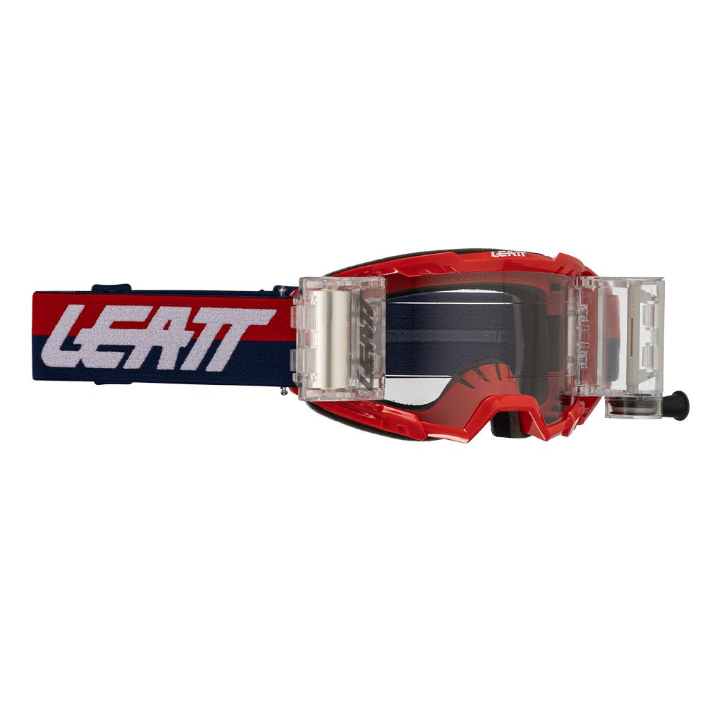 Leatt 2025 Motocross Goggles Vizion 3.5 Roll Off Royal - Clear Lens