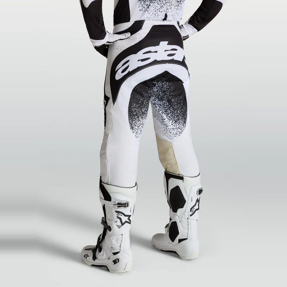 Alpinestars 2027 Techstar Swan MX Pants White Black