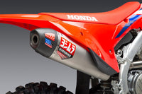 Yoshimura RS-12 Full Exhaust System Titanium Carbon Cap For Honda CRF 450R 2021-2024