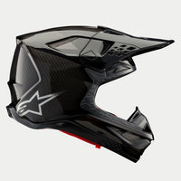 Alpinestars 2024 Supertech SM10 Fame Black Carbon Motocross Helmet