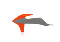 Acerbis Radiator Rad Scoops Grey Orange For KTM XCF-W 500 2020-2023