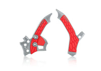 Acerbis X-Grip Frame Protector Guards Grey Red For Honda CRF 250 L 2013-2020