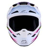 Alpinestars 2027 S-M7 Blaster MX Helmet Purple Pink White