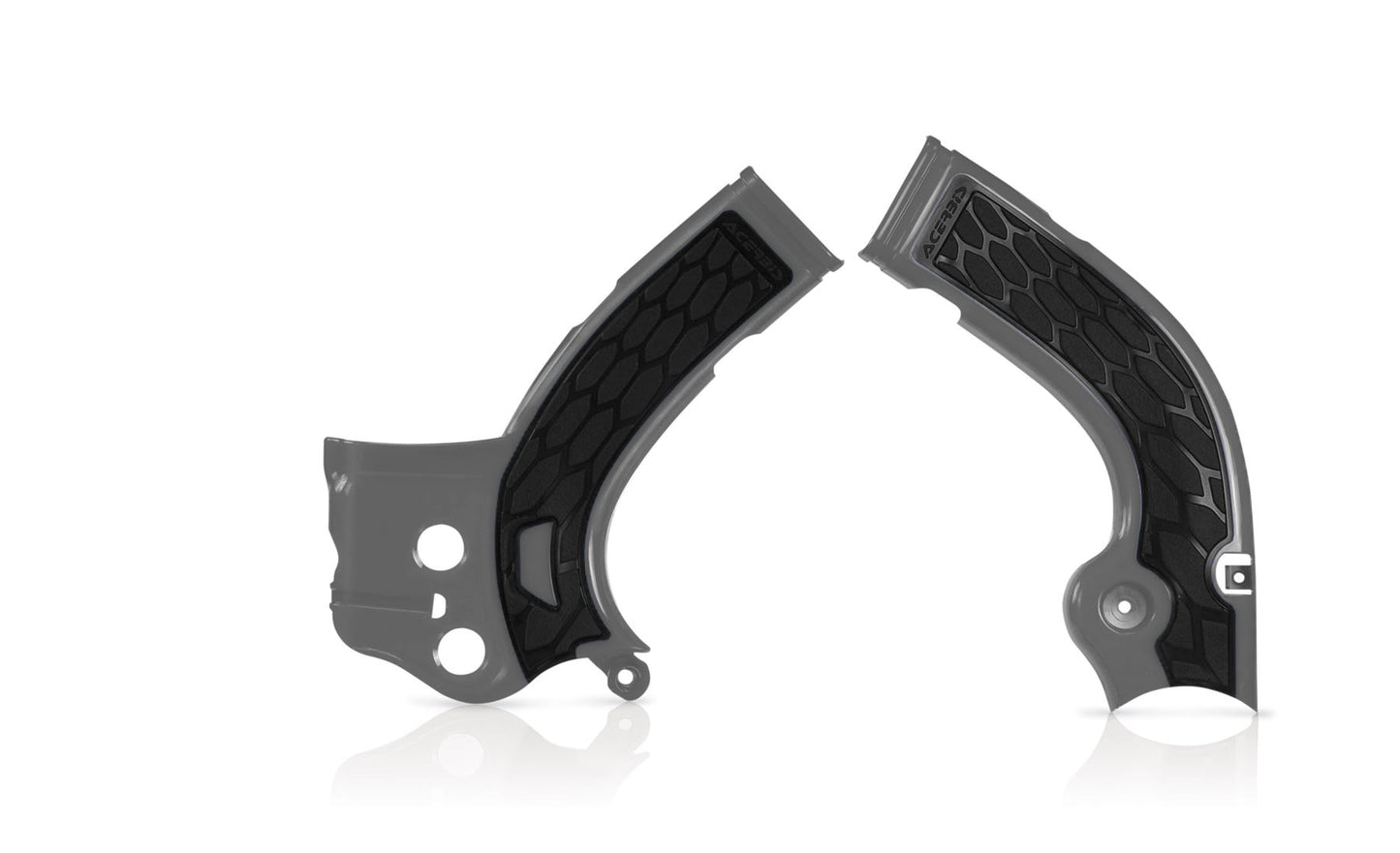Acerbis X-Grip Frame Protector Guards Silver For Yamaha WR 250 F 2015-2016