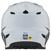 Troy Lee Designs 2025 SE4 Polyacrylite Helmet W/MIPS Mono White
