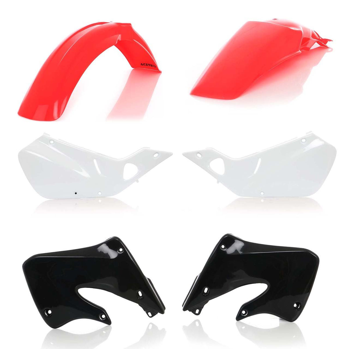 Acerbis Plastic Kit 98 Red White Black 0007557.553.098