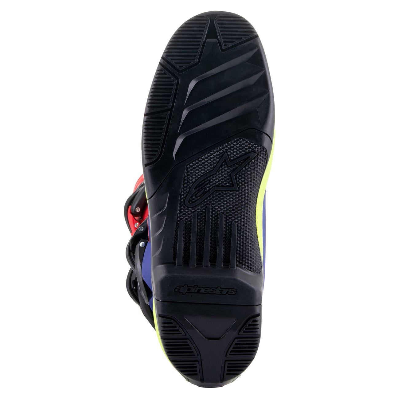 Alpinestars 2026 Tech 3 Motocross Boots Bright Red Dark Blue Yellow Fluo
