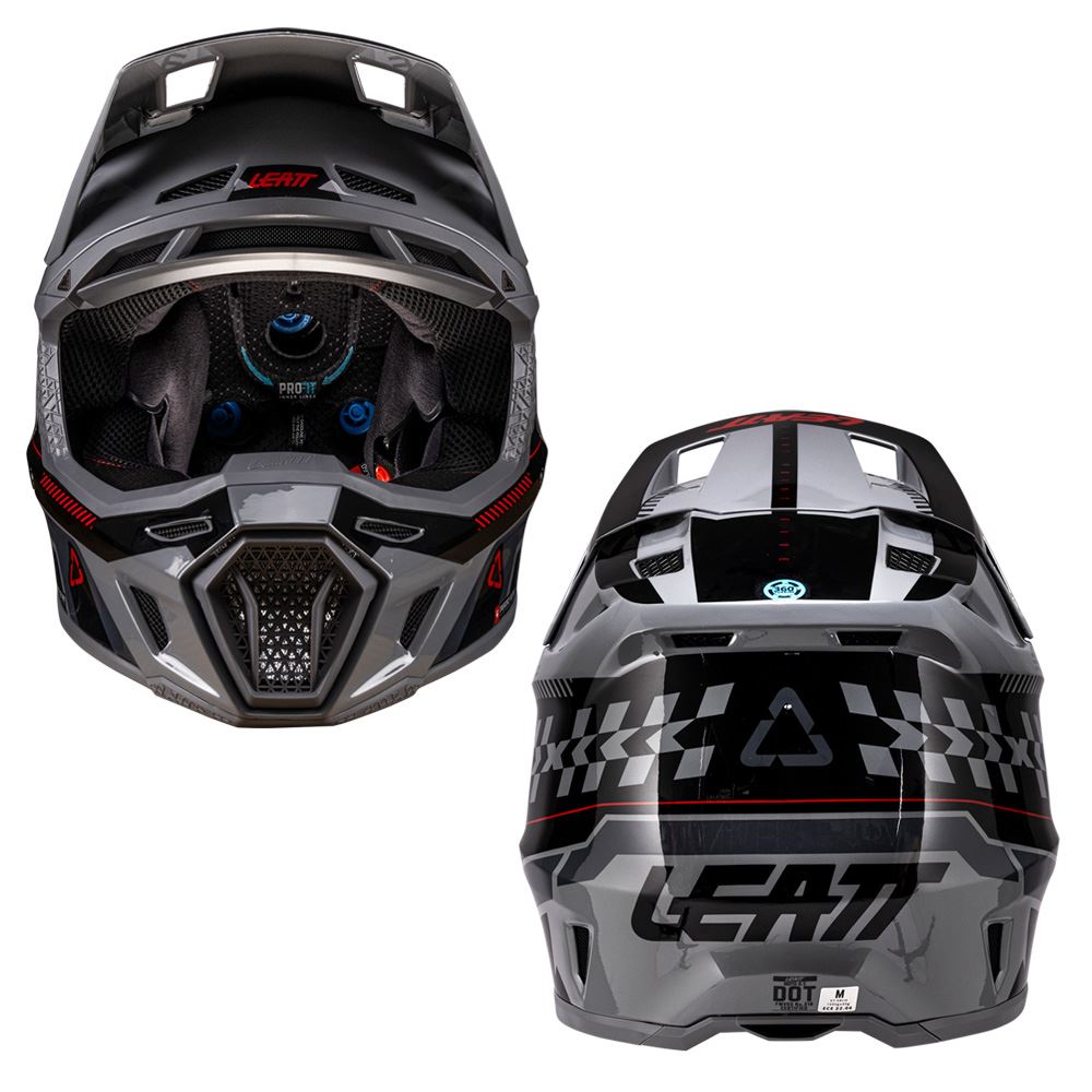 Leatt 2026 Motocross Helmet 8.5 Composite Grey & 5.5 Goggles