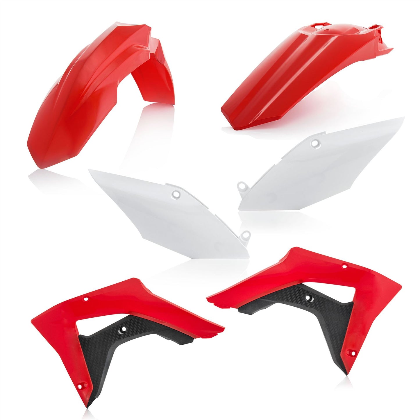 Acerbis Plastic Kit 2018 Red White Black For HONDA CRF 300 RX 2019-2021