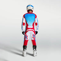Alpinestars 2027 Racer Hunt MX Combo Kit White Fire Red Ucla Blue