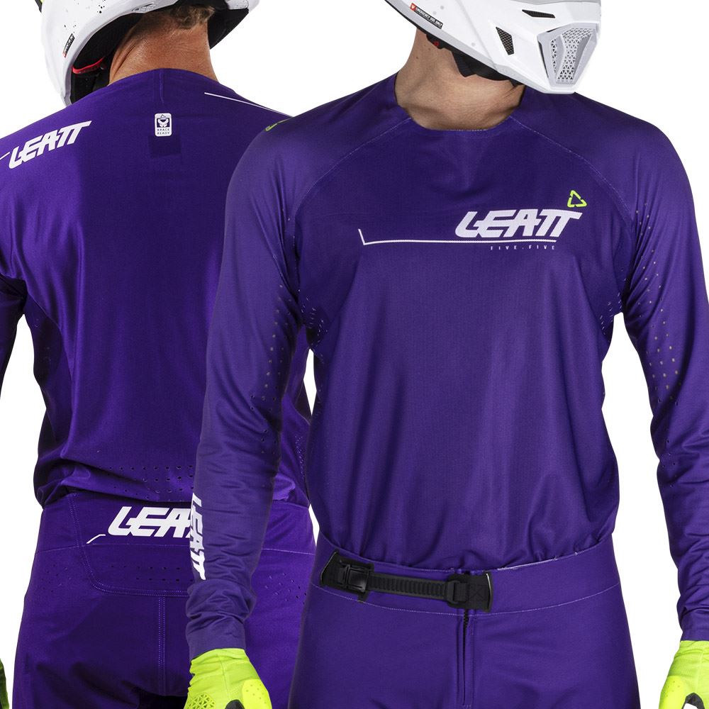 Leatt 2026 Motocross Combo Kit 5.5 Ultraweld Purple