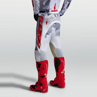 Alpinestars 2027 Racer Air Lone MX Pants Grey Camo White Fire Red