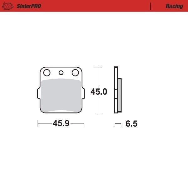 Moto-Master Pro Racing Sintered Brake Pads