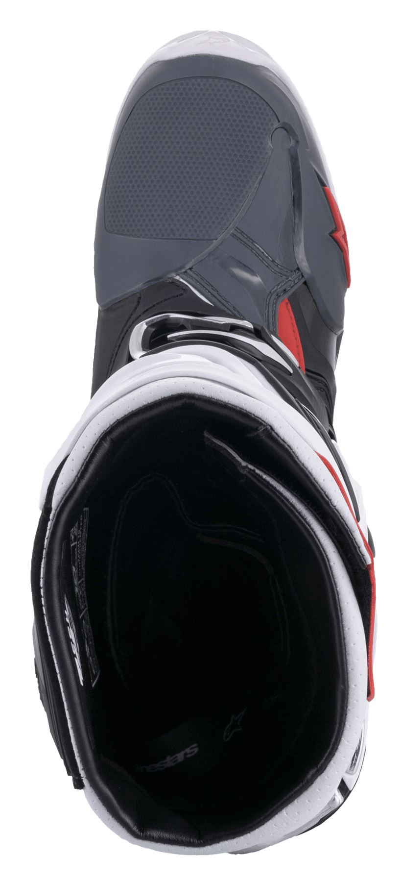 Alpinestars Tech 10 Supervented Motocross Boots Black White Grey Red CLEARANCE