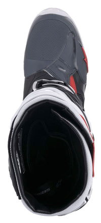 Alpinestars Tech 10 Supervented Motocross Boots Black White Grey Red CLEARANCE